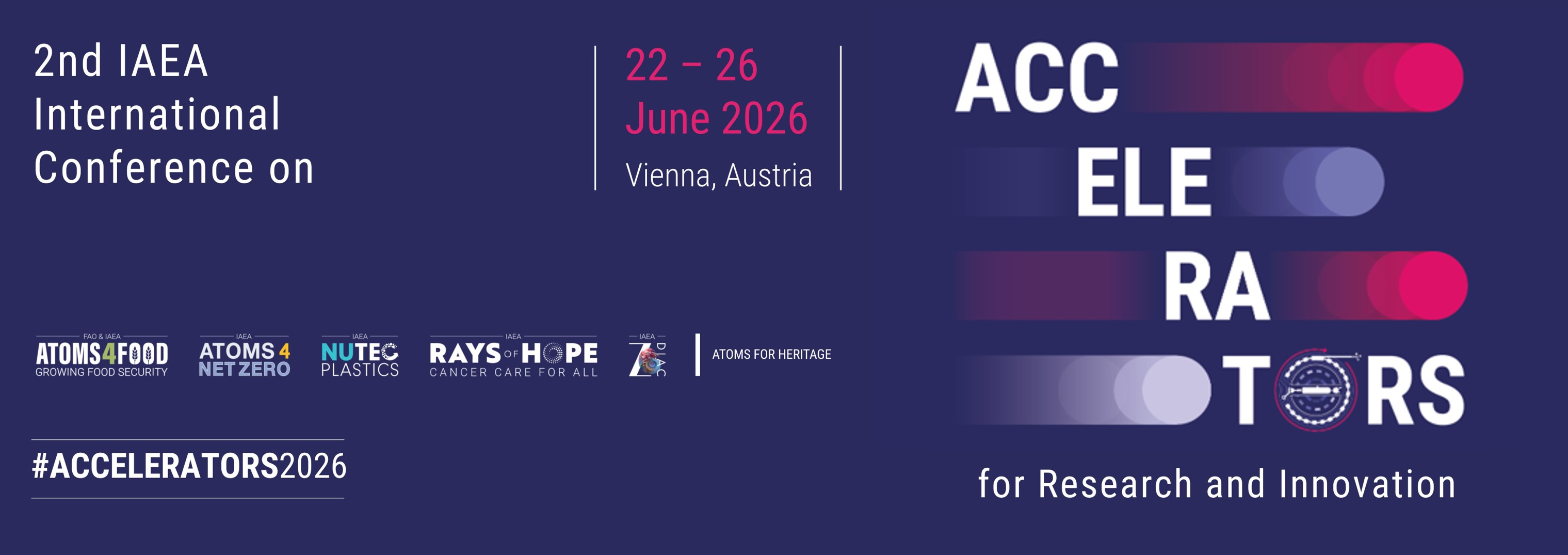 Second International Conference on Accelerators for Research and Innovation