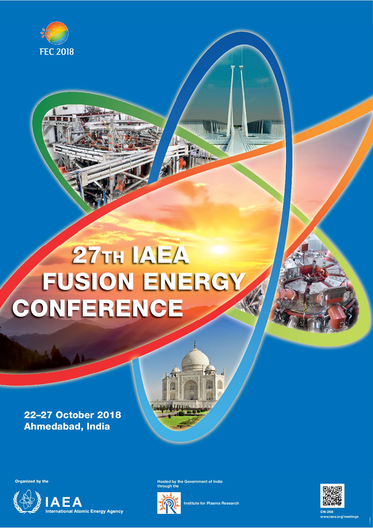 27th Iaea Fusion Energy Conference Iaea Cn 258 22 27 October 2018 Indico For Iaea Conferences Indico